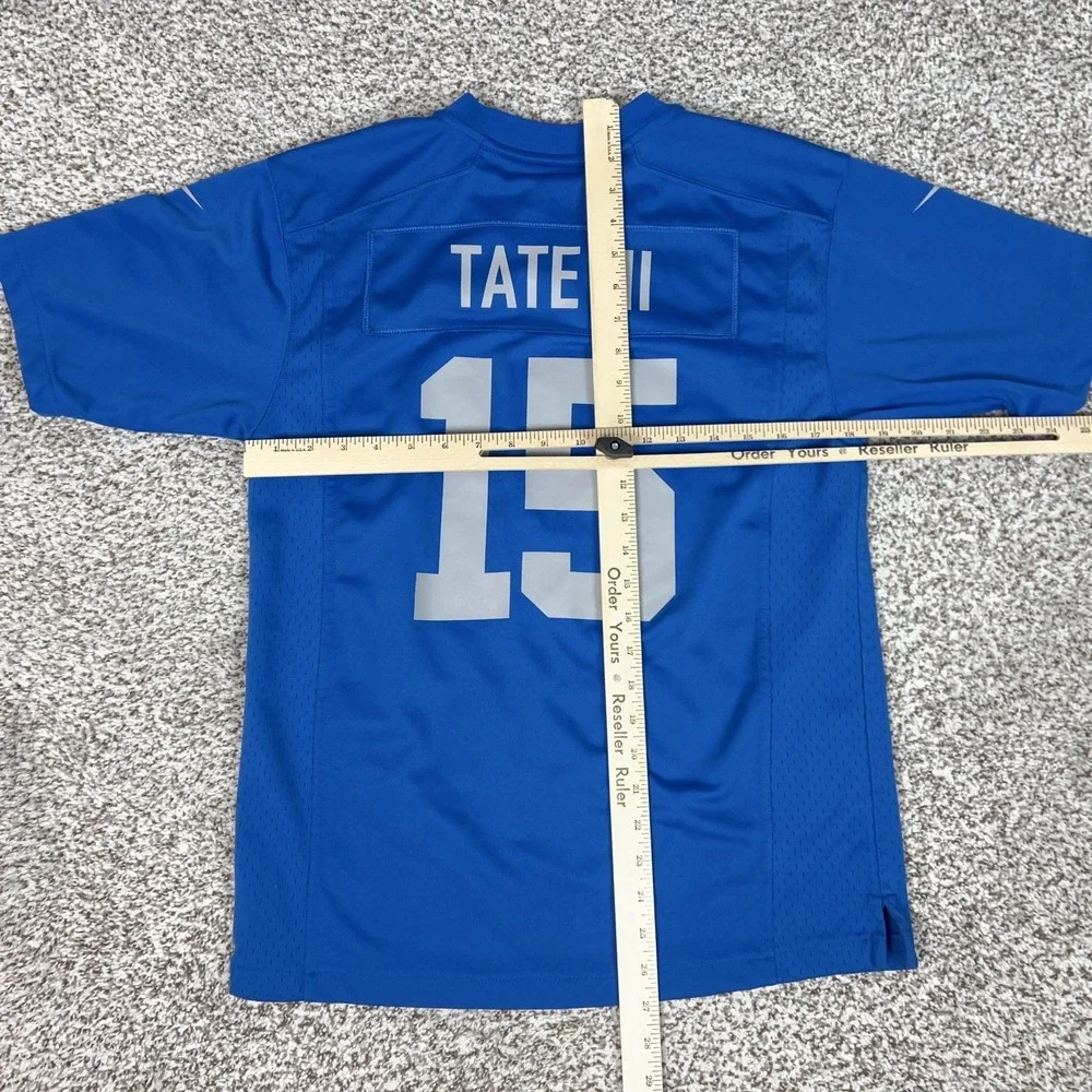 Detroit Lions Jersey‎ Boys Youth Large Blue NFL Football Nike Golden Tate III 15